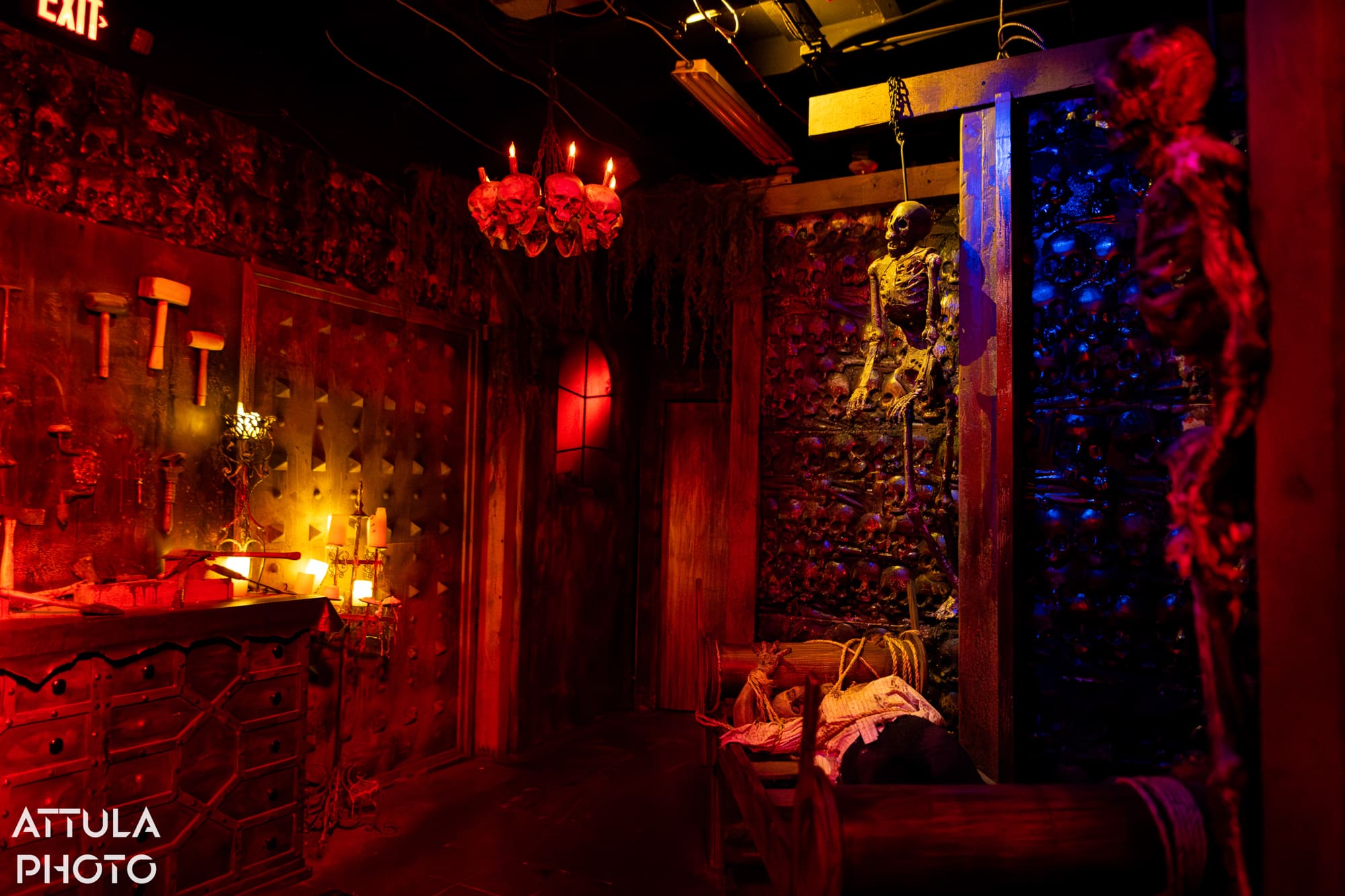 Final scene of the Vault: 666 Unlocked maze, Fright Fest 2026