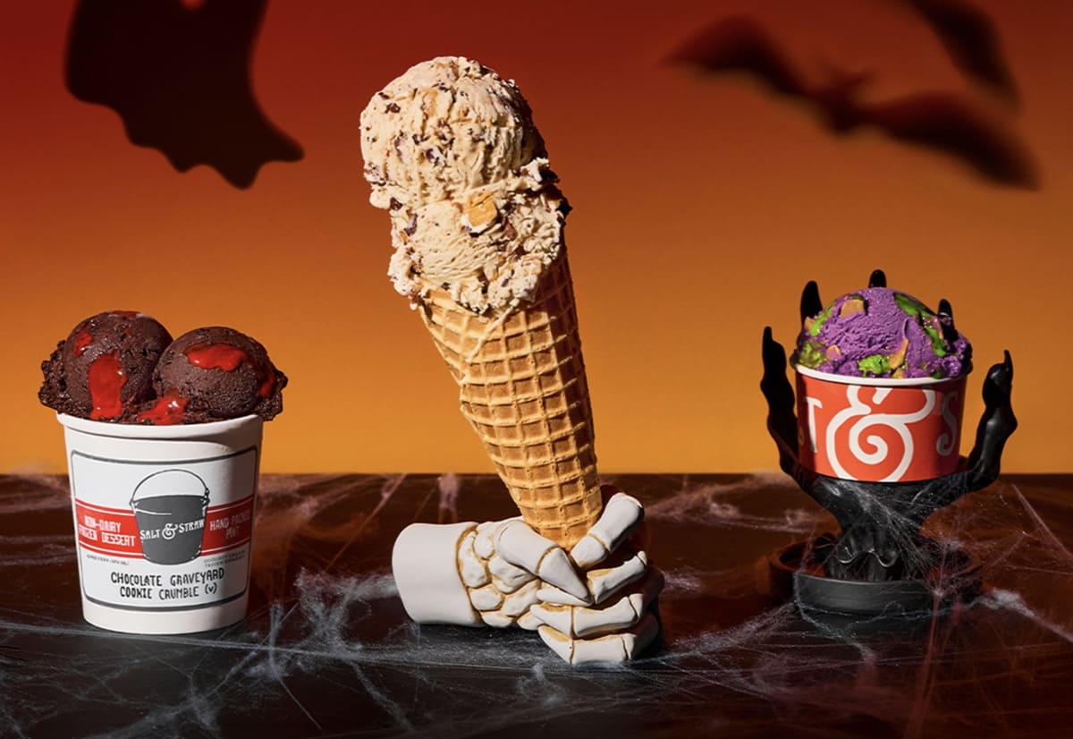 Salt and Straw Halloween Series ice cream flavors at Downtown Disney