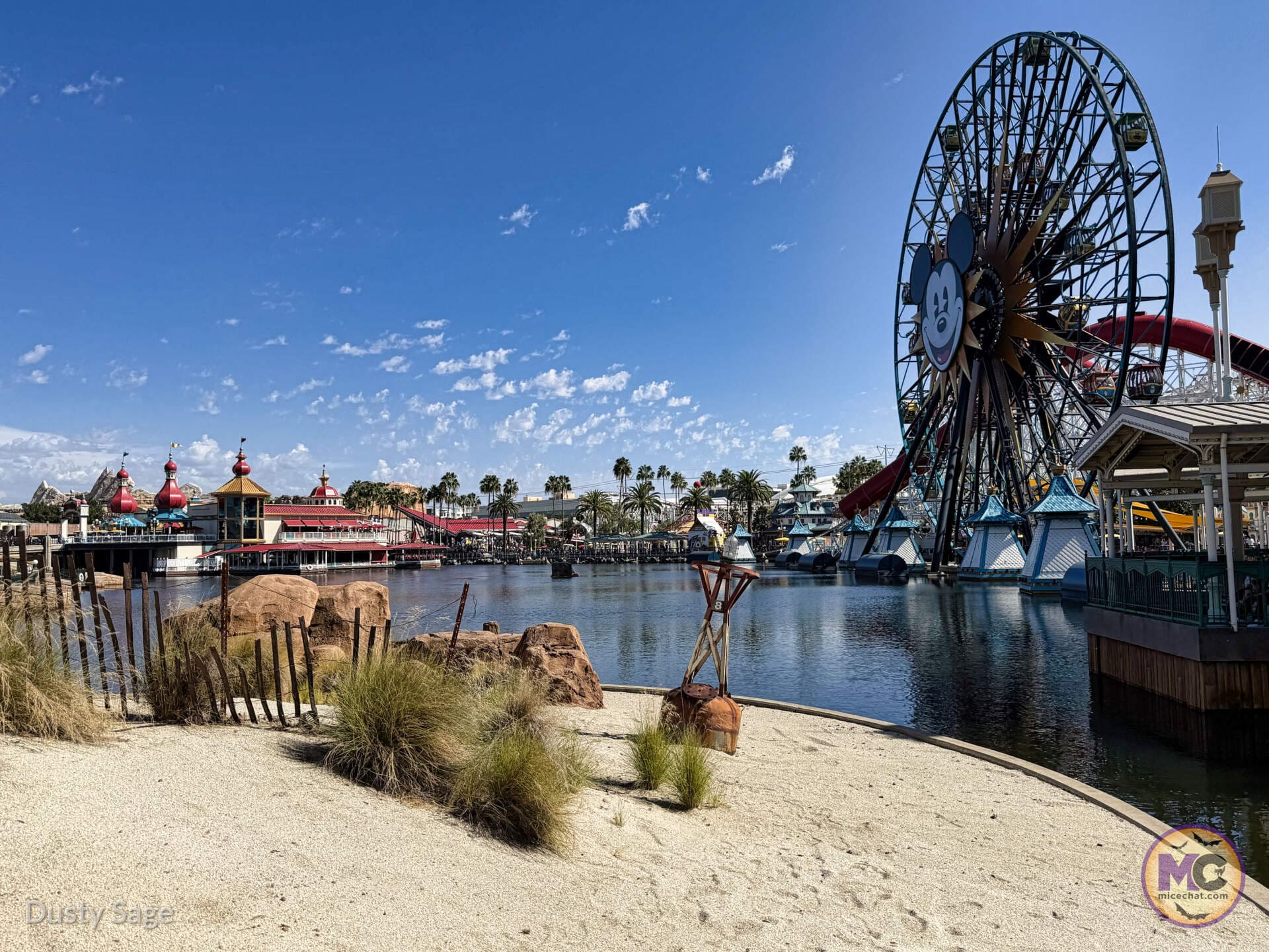 Paradise Bay beach at Disney California Adventure