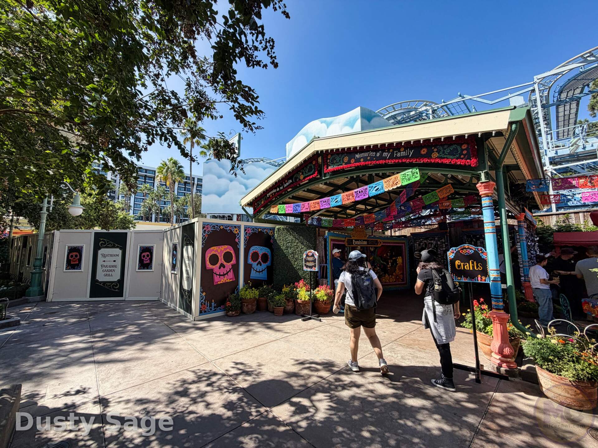 Construction at Paradise Gardens Park at Disney California Adventure