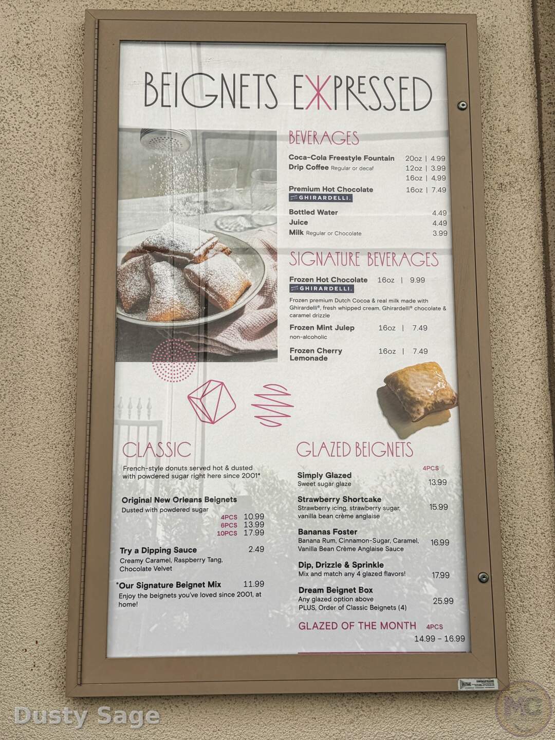 Beignets Expressed in Downtown Disney, part of Ralph Brennan's Jazz Kitchen
