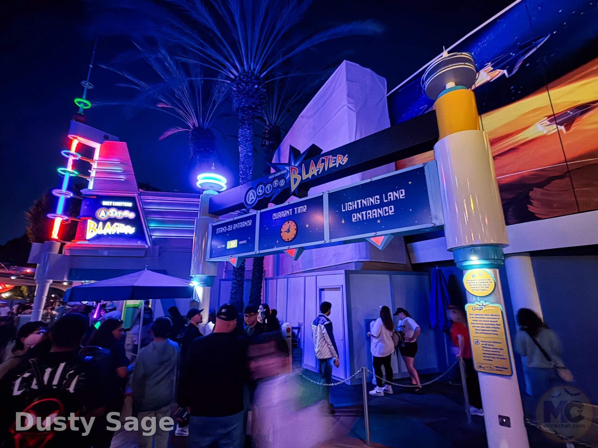 Buzz Lightyear Astro Blasters in Tomorrowland at Disneyland