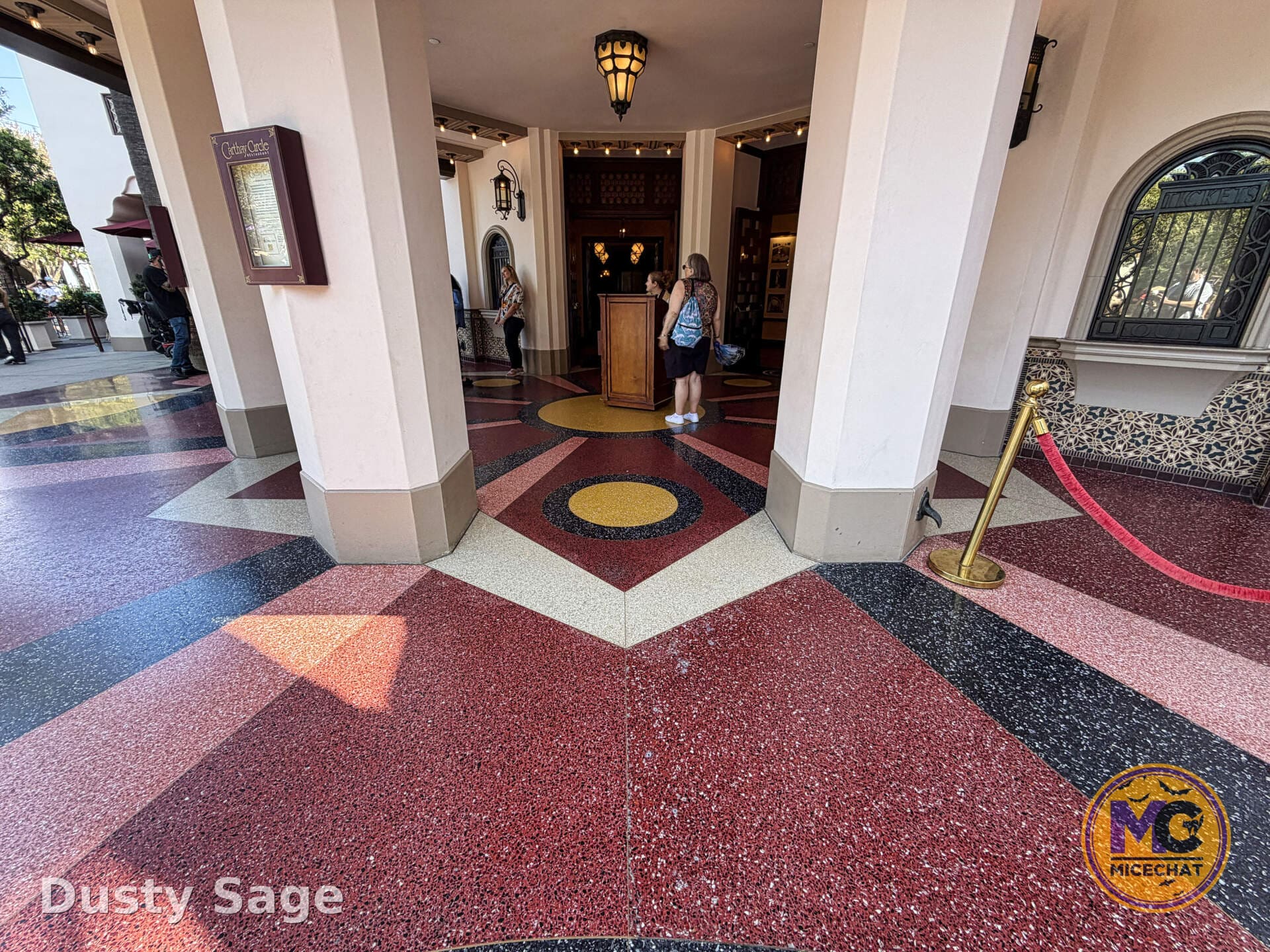 Carthay Circle Theatre entrance at Disney California Adventure