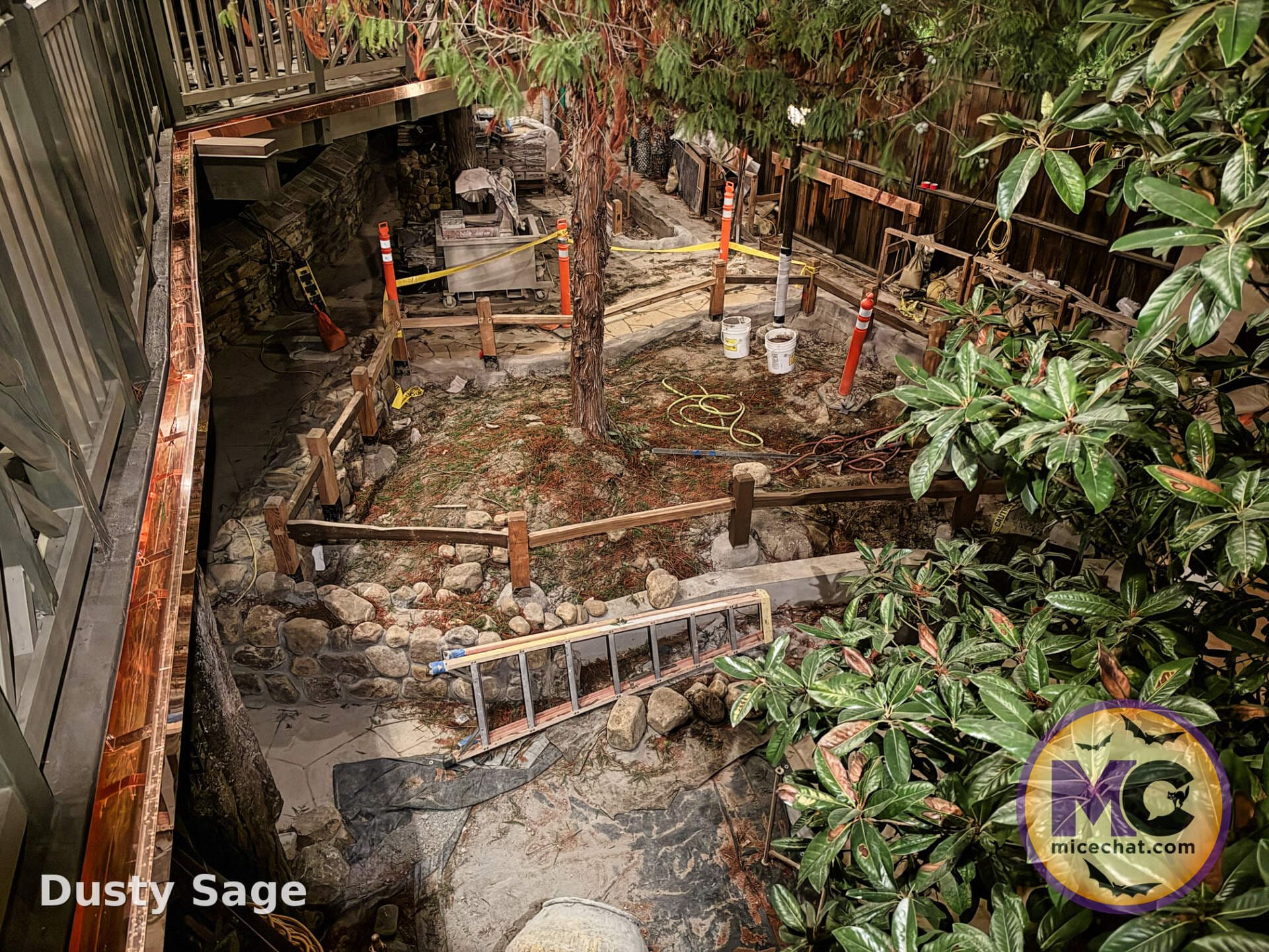 Framing for the new Hungry Bear lower-level seating area
