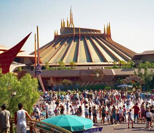 Yesterland: Retro Space Mountain, Presented by FedEx, at Disneyland Yesterland: Retro Space Mountain, Presented by FedEx, at Disneyland